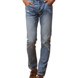 Todd Snyder Slim Selvedge Stretch Denim Jeans 32x30 Japanese Selvedge EUC